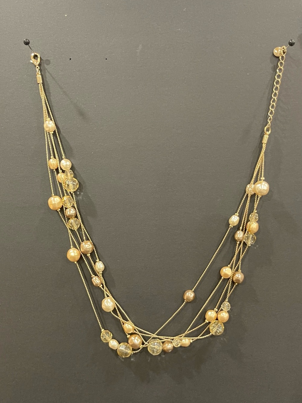 Liz Claiborne multi-strand necklace.